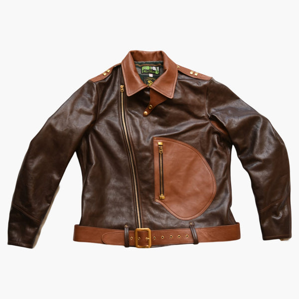 H.R.M MFG CO. ブラウンカバーオール 02 ブランケット付きデニムカバーオール 1940 STYLE COVERALL 〈ZZ