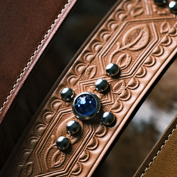 The Copper Rancher - Jeweled Belt - Himel Bros. Leather display picture 3