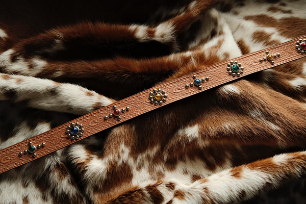 The Copper Rancher - Jeweled Belt - Himel Bros. Leather display picture 2