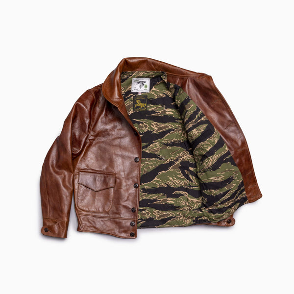 Snow Peak - MEISTER SHEET【LEATHER】HAKU【箔】BROWN Toned Trout Dry Hoodie | Snow Peak