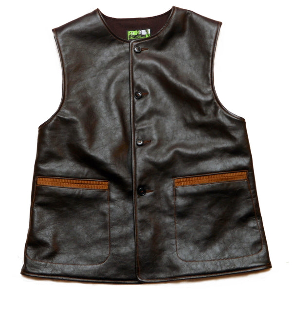 The Jerkin Tanker Vest - Himel Bros. Leather