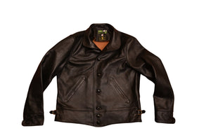The Excelsior Unlined  in Victoria Horsehide Black Pigment