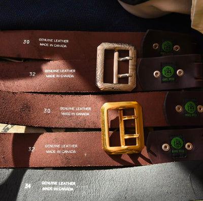 Wickett & Craig Heritage Bridle Leather Belt with Vintage