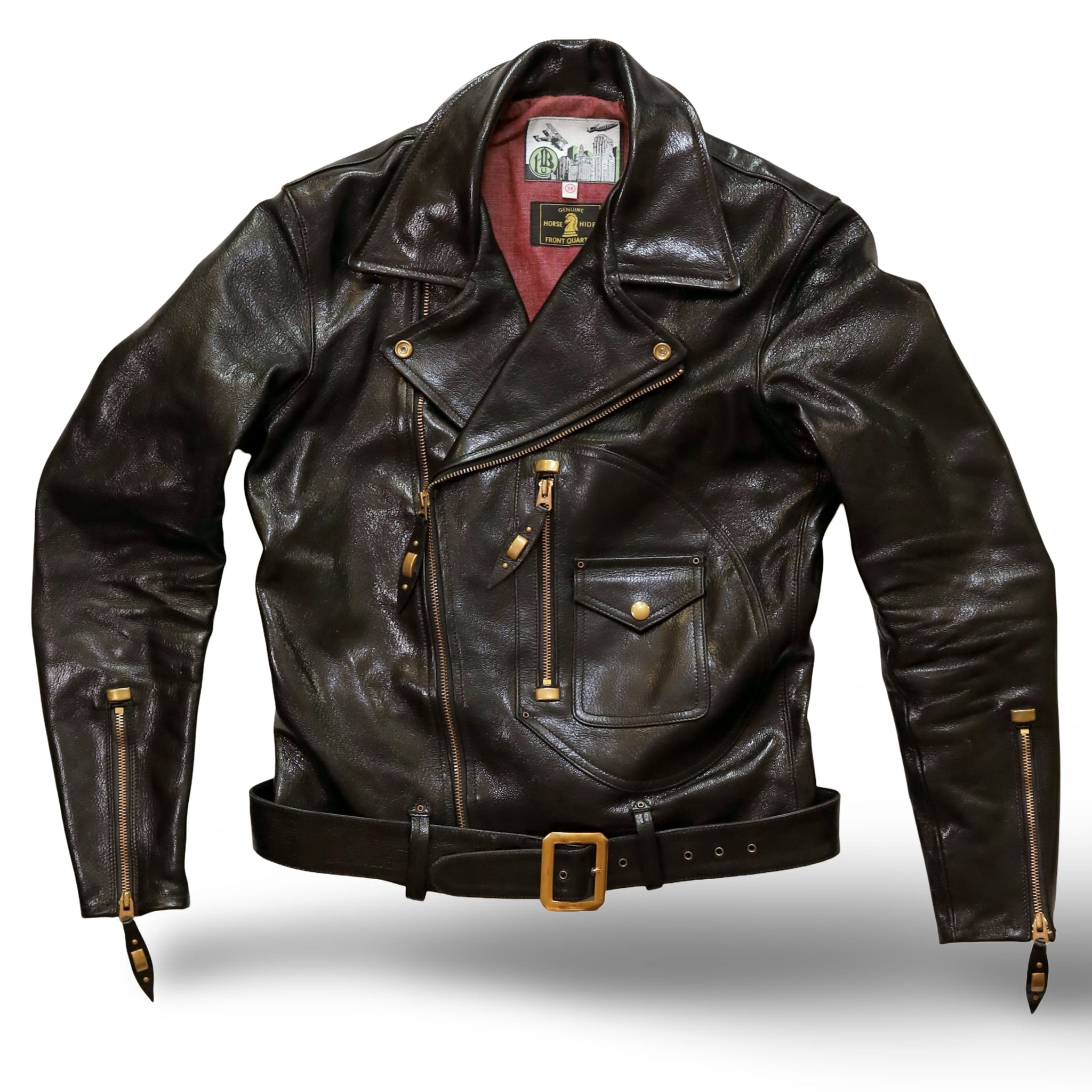 Avro, Black Goat, Japanese Chambray Red,  SZ. 36