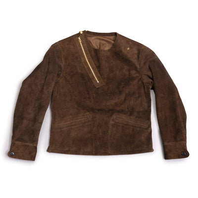 Shinki Horsehide Dark Brown Suede
