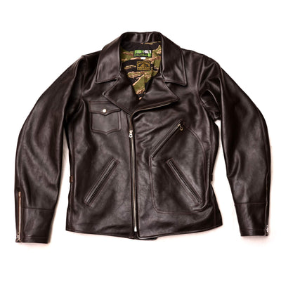 Shinki Horsehide Black Pigment Finish