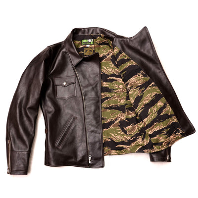 Shinki Horsehide Black Pigment Finish