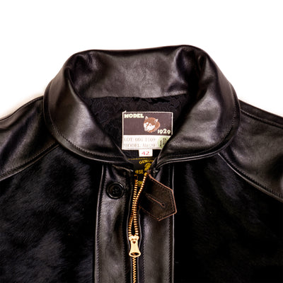 Shinki Horsehide Black With Dark Fur