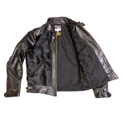Shinki Horsehide Black With Dark Fur