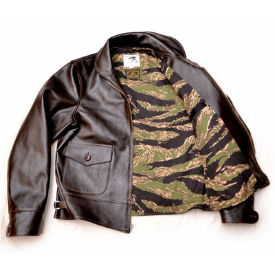 Shinki Horsehide Dark Brown Oil Tanned