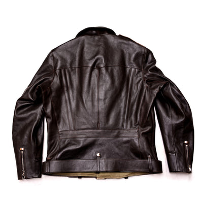 Victoria Horsehide Dark Brown Pigment Finish