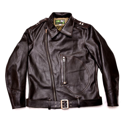 Victoria Horsehide Dark Brown Pigment Finish