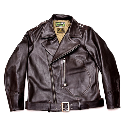 Victoria Horsehide Dark Brown Pigment Finish