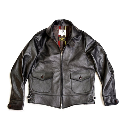 The Heron A-1 (Zip Closure) Jacket from Himel Bros. Leather