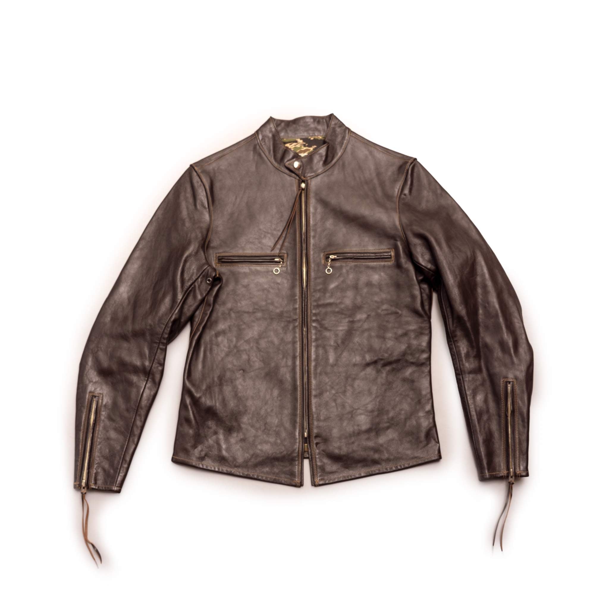 The Best Horsehide Café Racer—The Bespoke Himel Bros