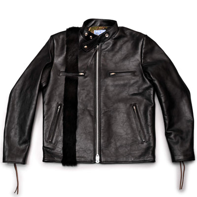 【超美品】atlast&co MELTON RIDERS JACKET ATLAST アットラスト レザージャケット 36 TIMEWORN CLOTHING