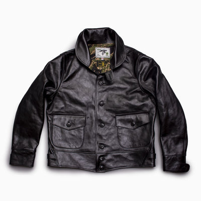 極美品 OHOTORO Herley Leather Jacket 中古・古着通販】OHOTORO (オオトロ) Harley Leather Jacket ブラック