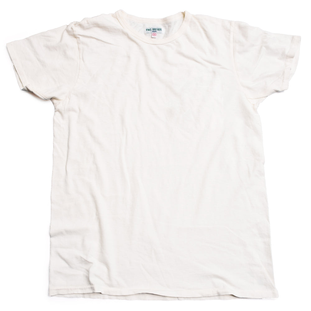 Himel Bros. Plain White Tee - Himel Bros. Leather