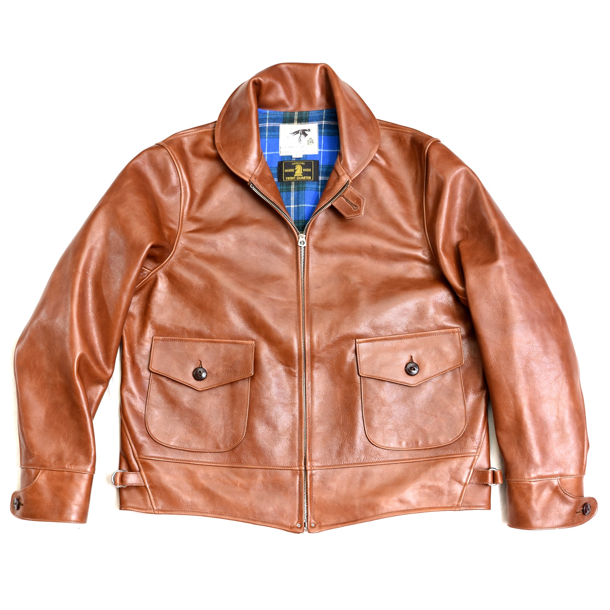 The Heron A-1 (Zip Closure) Jacket from Himel Bros. Leather
